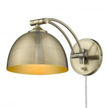  3688-A1W AB-AB - Rey Articulating 1 Light Wall Sconce